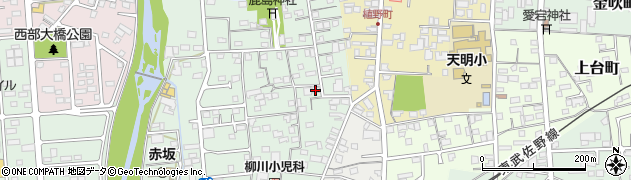 内田わた、ふとん店周辺の地図