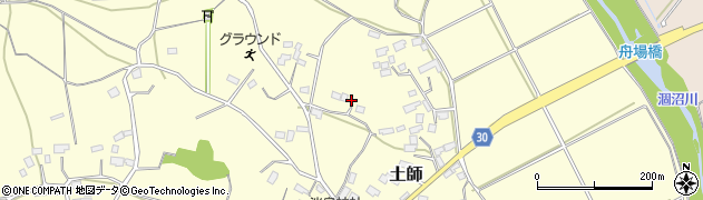 茨城県笠間市土師706周辺の地図