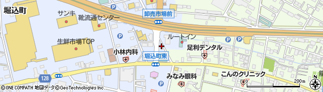 栃木県足利市堀込町99周辺の地図