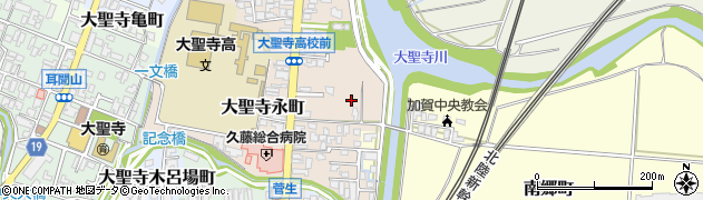 石川県加賀市大聖寺永町ホ周辺の地図