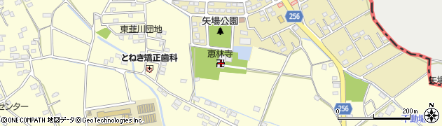 恵林寺周辺の地図