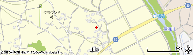 茨城県笠間市土師703周辺の地図
