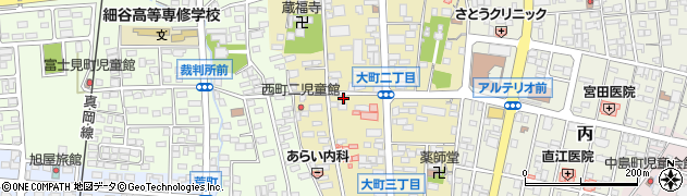 茨城県筑西市甲127周辺の地図