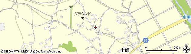 茨城県笠間市土師727周辺の地図