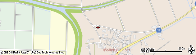 石川県加賀市栄谷町（ハ）周辺の地図