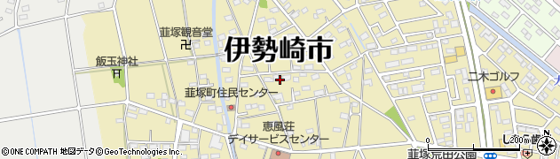 群馬県伊勢崎市韮塚町周辺の地図