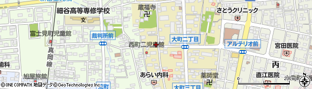 茨城県筑西市甲157周辺の地図