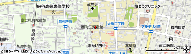 茨城県筑西市甲158周辺の地図