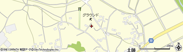 茨城県笠間市土師803周辺の地図