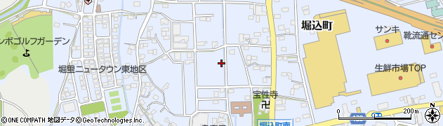 栃木県足利市堀込町周辺の地図