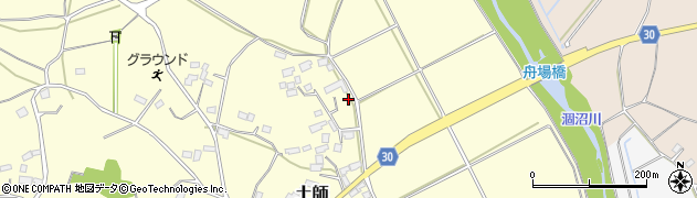 茨城県笠間市土師690周辺の地図