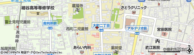 茨城県筑西市甲97周辺の地図