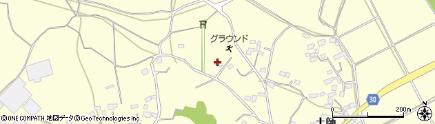 茨城県笠間市土師804周辺の地図