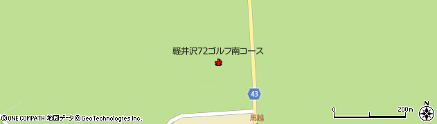 長野県北佐久郡軽井沢町発地1399周辺の地図