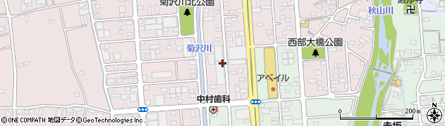 菊沢川周辺の地図
