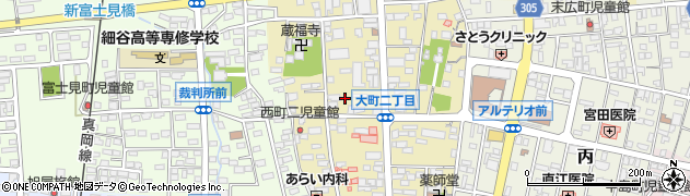茨城県筑西市甲125周辺の地図