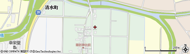 石川県加賀市清水町（ハ）周辺の地図