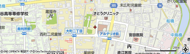 茨城県筑西市甲40周辺の地図