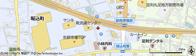 栃木県足利市堀込町177周辺の地図