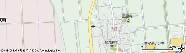 石川県加賀市加茂町ヨ周辺の地図