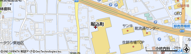 栃木県足利市堀込町245周辺の地図