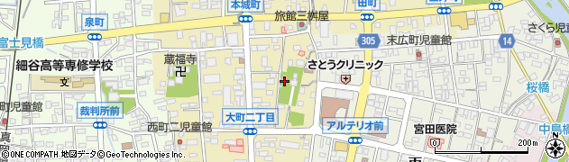 茨城県筑西市甲35周辺の地図