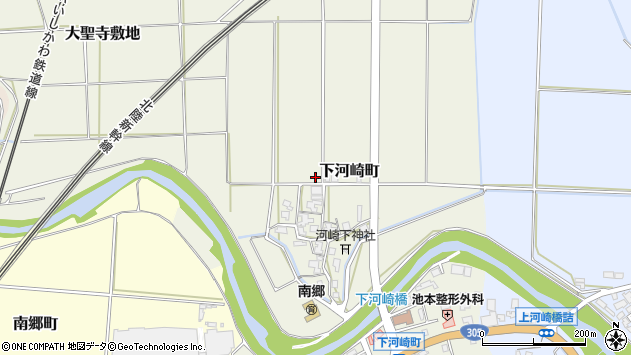 〒922-0012 石川県加賀市下河崎町の地図