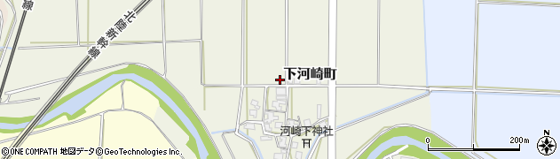 石川県加賀市下河崎町周辺の地図