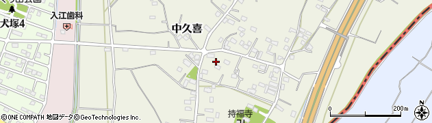 栃木県小山市中久喜438周辺の地図