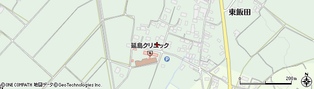 茨城県桜川市東飯田597周辺の地図