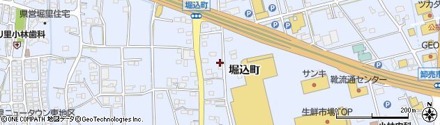 栃木県足利市堀込町2106周辺の地図