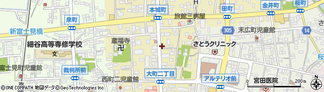 茨城県筑西市甲24周辺の地図