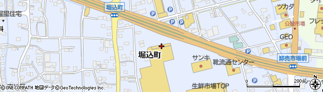 栃木県足利市堀込町255周辺の地図