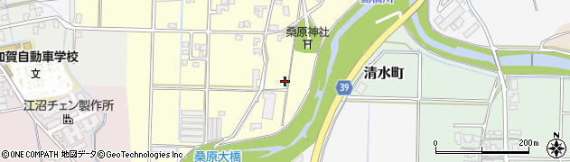 石川県加賀市桑原町（ル）周辺の地図