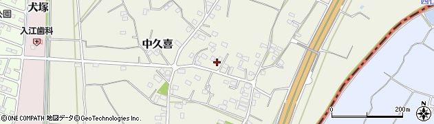 栃木県小山市中久喜420周辺の地図