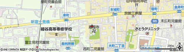 茨城県筑西市甲173周辺の地図