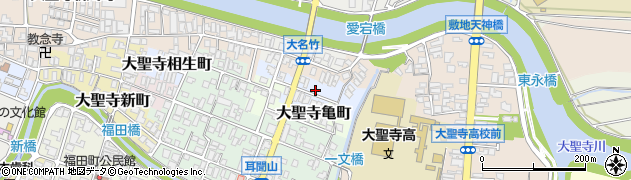 石川県加賀市大聖寺耳聞山仲町周辺の地図