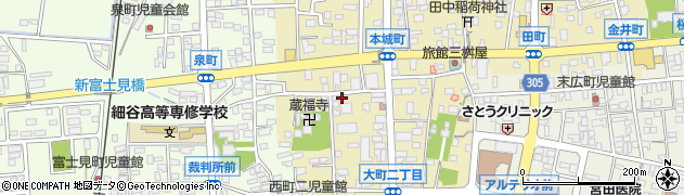 茨城県筑西市甲110周辺の地図