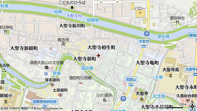 〒922-0062 石川県加賀市大聖寺松ケ根町の地図