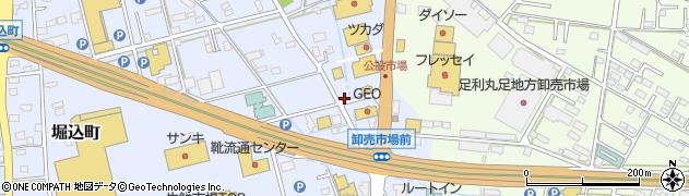 栃木県足利市堀込町2465周辺の地図