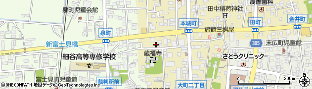 茨城県筑西市甲188周辺の地図