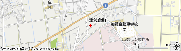 石川県加賀市津波倉町（ニ）周辺の地図