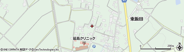 茨城県桜川市東飯田580周辺の地図