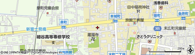 茨城県筑西市甲189周辺の地図