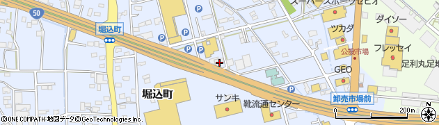 栃木県足利市堀込町168周辺の地図