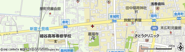 茨城県筑西市甲236周辺の地図