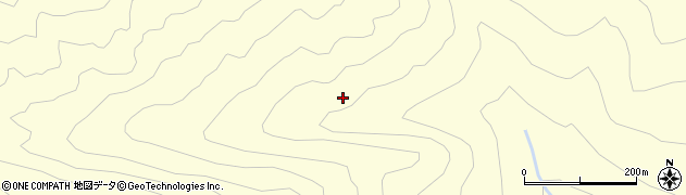 横尾本谷周辺の地図