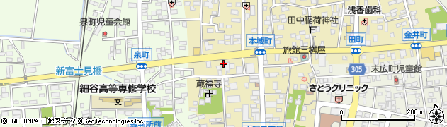 茨城県筑西市甲241周辺の地図