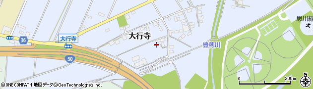 栃木県小山市大行寺359周辺の地図