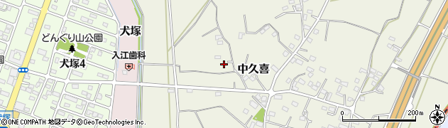栃木県小山市中久喜564周辺の地図
